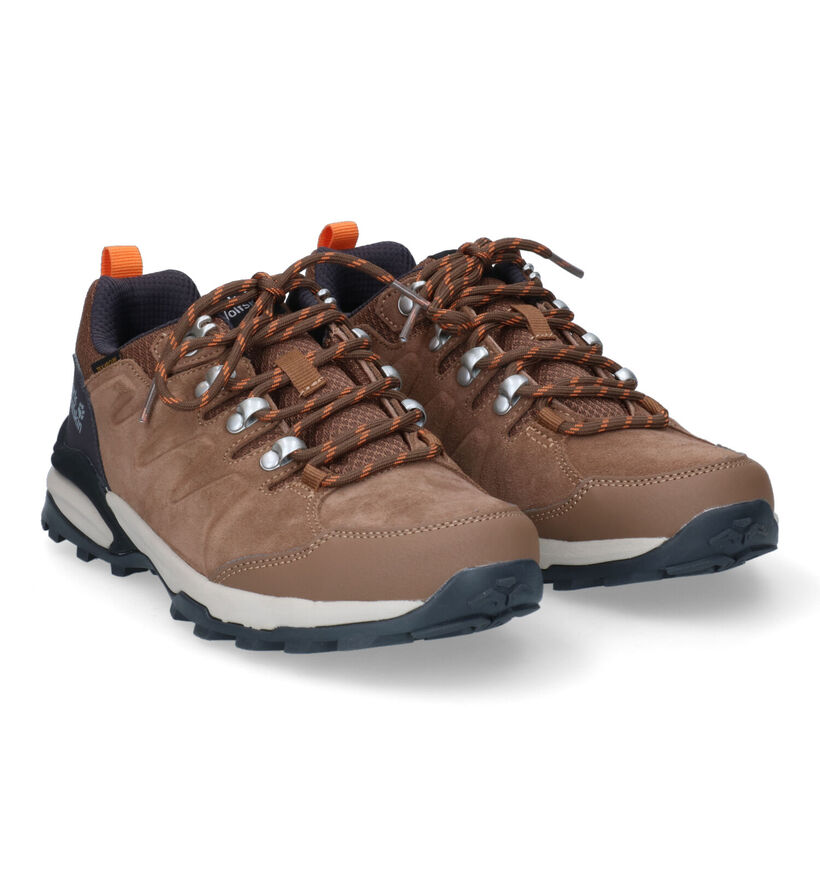 Jack Wolfskin Refugio Texapore Chaussures de randonnée en Brun pour femmes (302176) - pour semelles orthopédiques