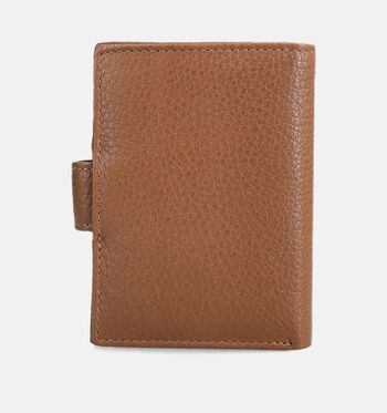 Crinkles Portemonnees Zwart/Bruin