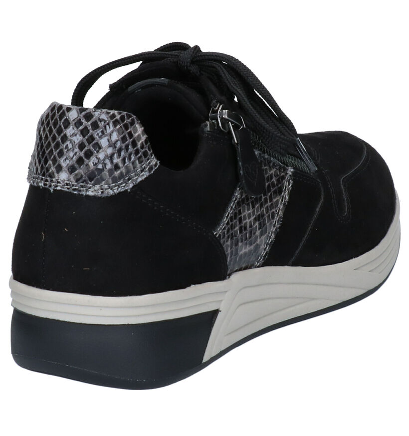 Marco Tozzi Chaussures à lacets en Noir en textile (280494)