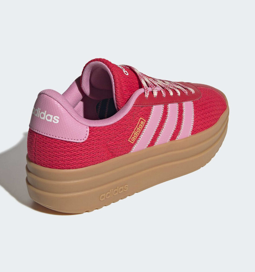 adidas VL Court Bold Baskets en Rouge pour femmes (375339)