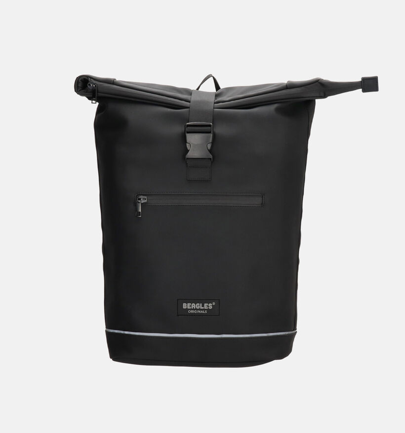 Beagles Zwarte Rolltop Rugzak voor dames, heren (377038)