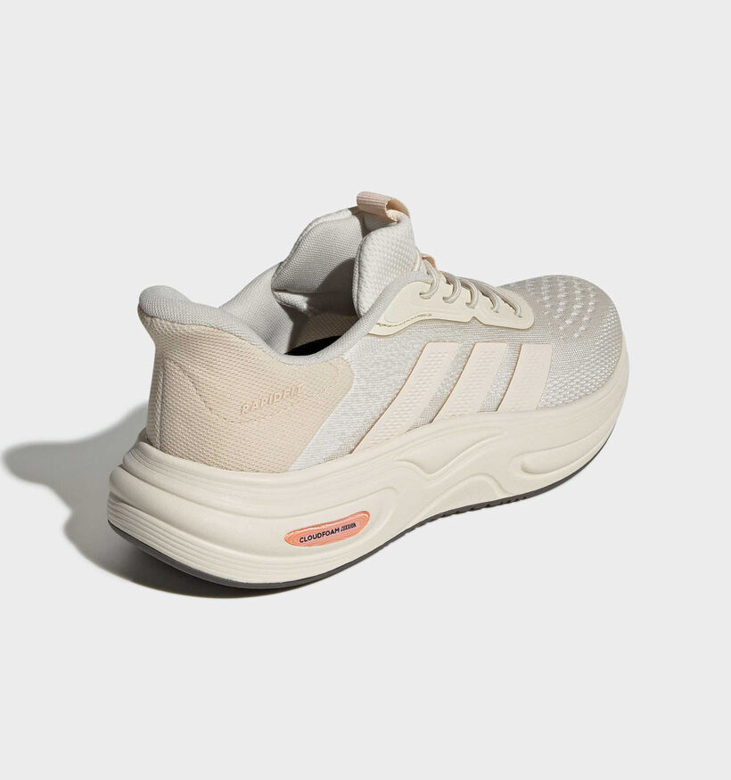 adidas Cloudfoam Cuxxion Rapidfit Lichtbeige Sneakers voor dames (366750) - geschikt voor steunzolen