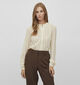 Vila Chikka Beige Kanten Blouse voor dames (344259)