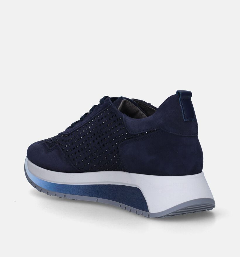 Softwaves Baskets casual en Bleu foncé pour femmes (347386) - pour semelles orthopédiques