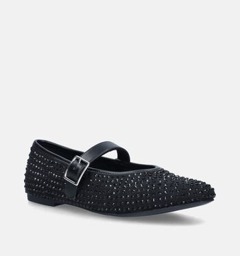 La Strada Chaussures plates Noir/Marron