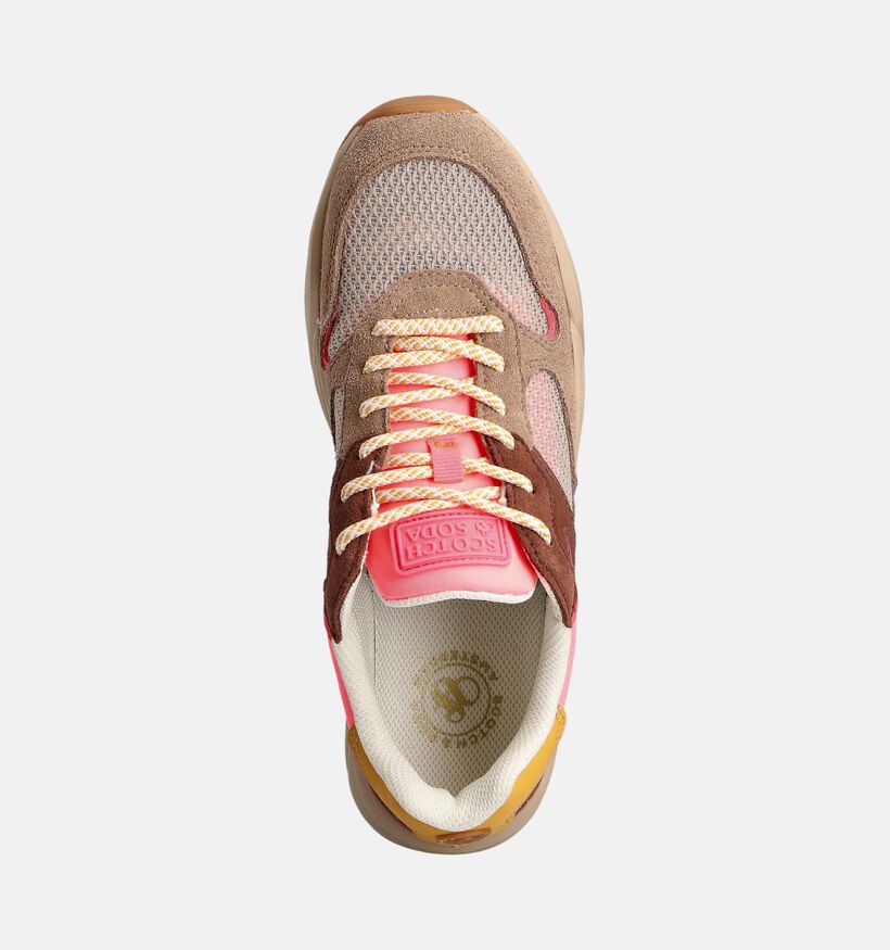 Scotch & Soda Celest Baskets en Marron pour femmes (359423) - pour semelles orthopédiques