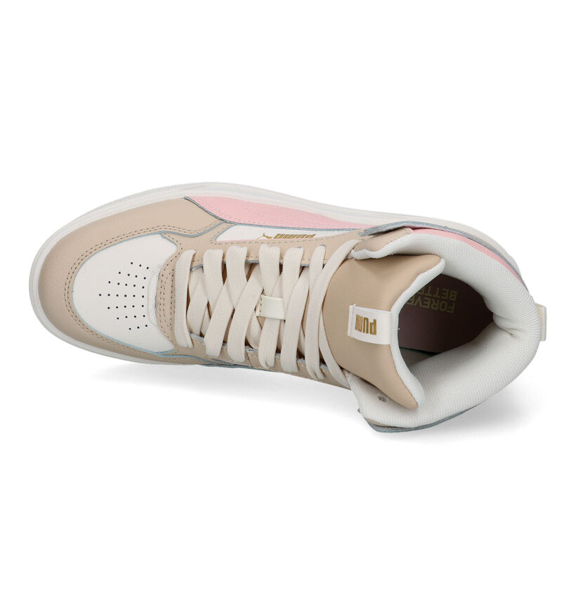 Puma Karmen Rebelle Mid Beige Sneakers voor dames (318651) - geschikt voor steunzolen