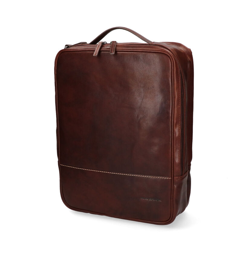 Maverick RG Sac à dos professionnel en Marron en cuir (315568)