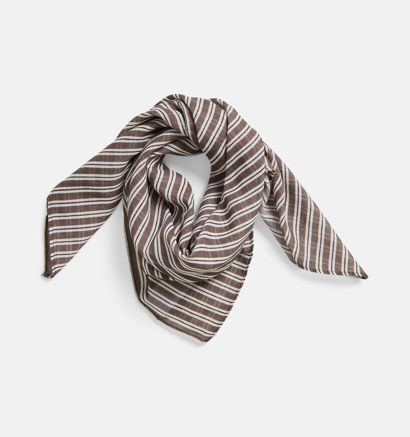 Pieces Jolanda Square Scarf Bruine Sjaal voor dames (369231)