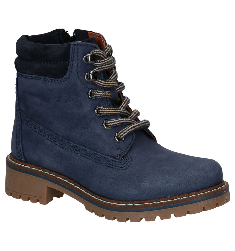 Dazzle Blauwe Boots in nubuck (278836)