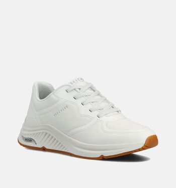 Skechers Memory Foam Low Baskets Noir/Blanc