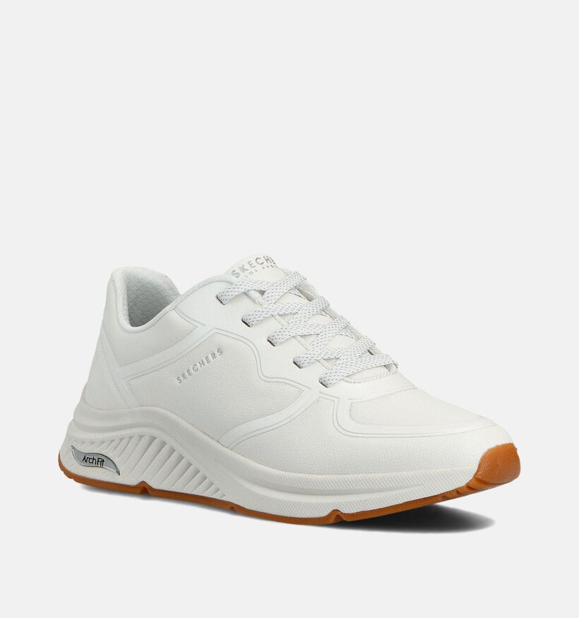 Skechers ARCH FIT S-MILES MILE MAKER Witte Sneakers voor dames (359710) - geschikt voor steunzolen