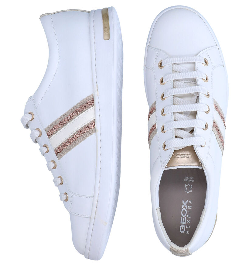 Geox Jaysen Chaussures à Lacets en Blanc en textile (285581)