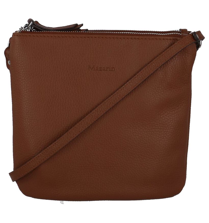 Cognac Crossbodytas Mazarin Lea in leer (244898)