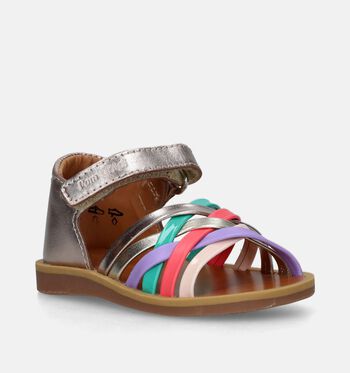 Pom d'Api Babyschoenen Wit/Goud/Rose gold