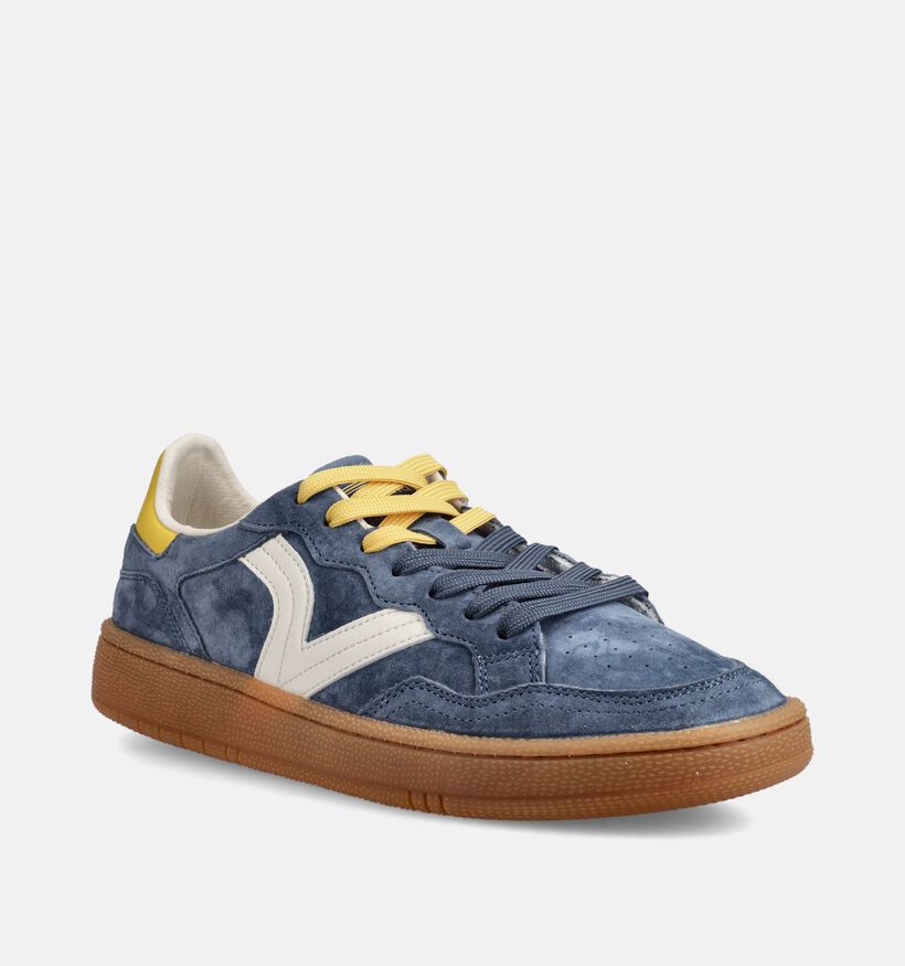 Victoria Blauwe Lage Sneakers voor heren (371885) - geschikt voor steunzolen