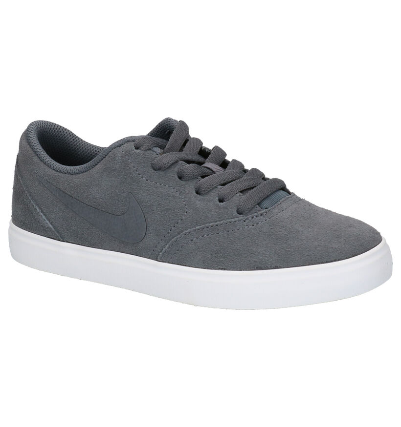 Nike SB Check Zwarte Sneakers in daim (254083)