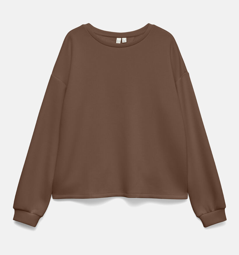 Vero Moda Locca Bruine Sweater met Kanten Rugdetail voor dames (377619)