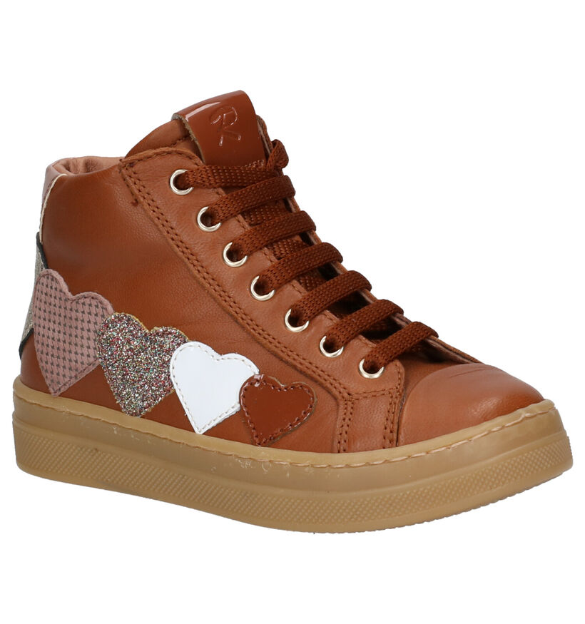 Romagnoli Cognac Hoge Schoenen in leer (259621)