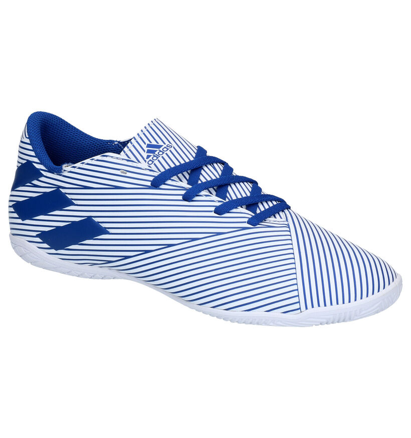 adidas Nemiziz 19.4 Blauw/Witte Sportschoenen in kunstleer (265402)