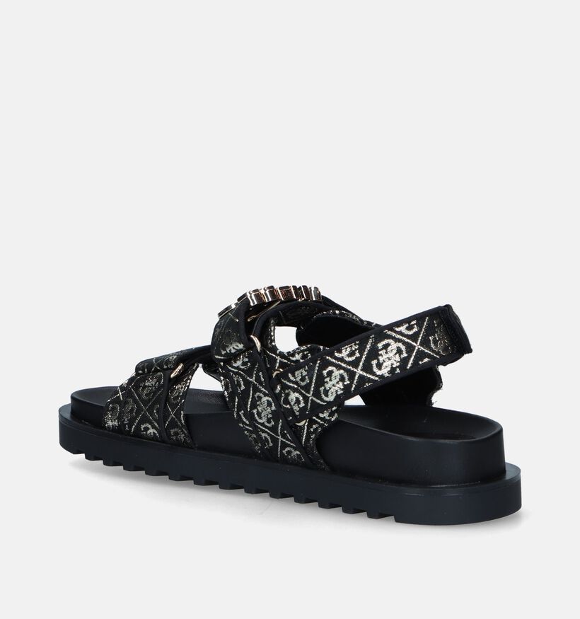 Guess Fabelis Sandales semelle plateforme en Noir pour femmes (337389)