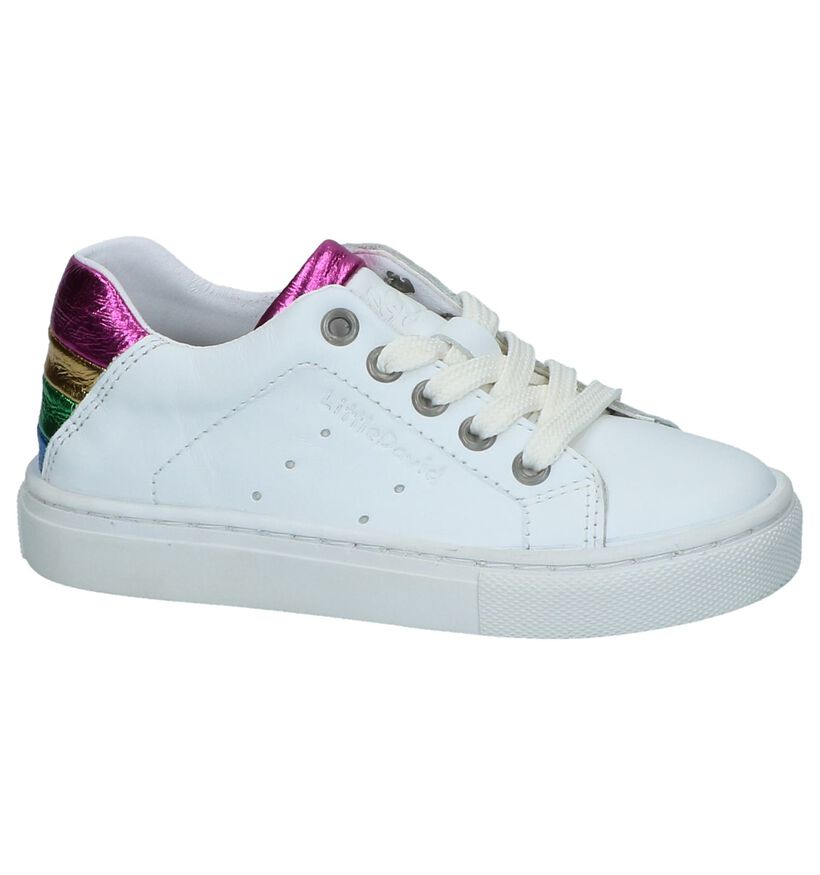 Witte Schoenen met Rits/Veter Little David Rina in leer (247626)