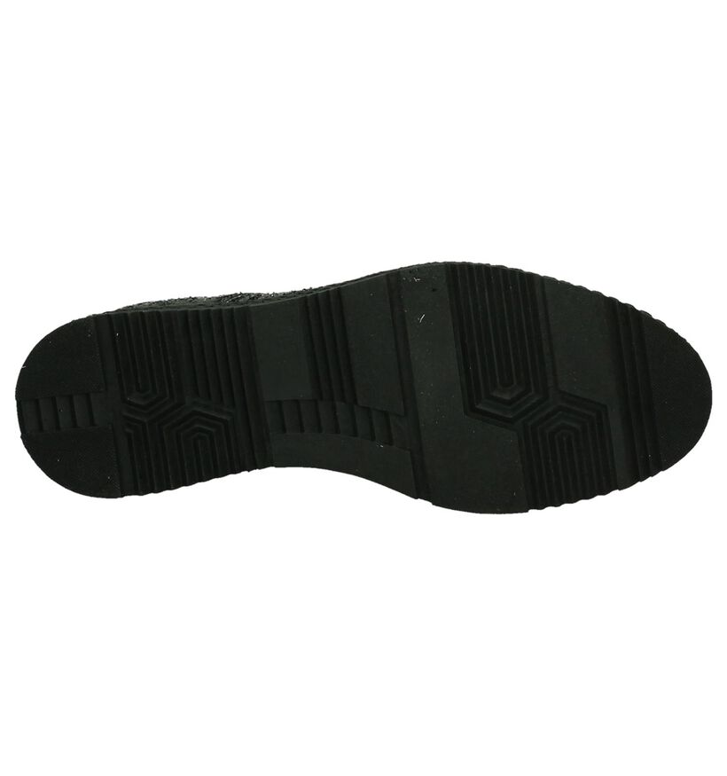 Scapa Chaussures à lacets en Noir en simili cuir (204180)