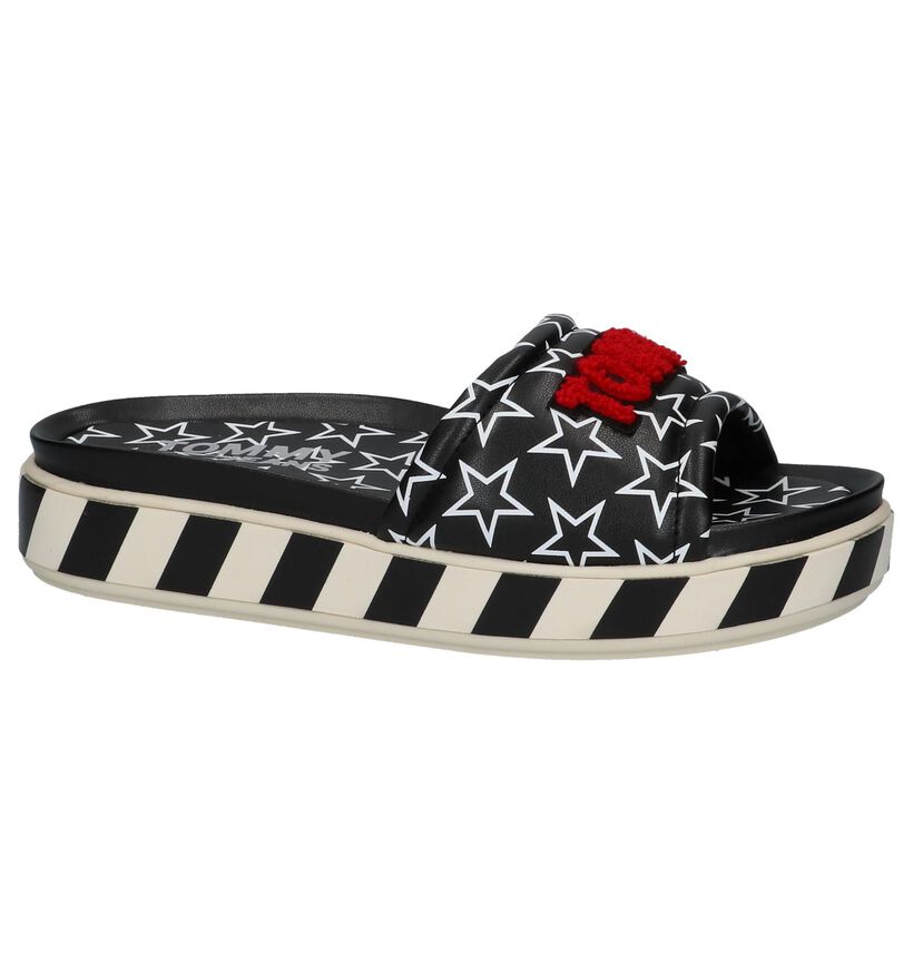 Tommy Hilfiger Zwarte Poolslides, , pdp