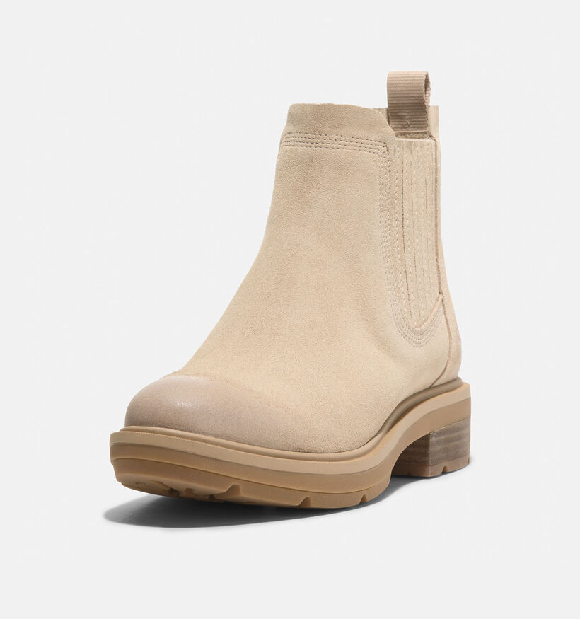 Timberland Brimfield Mid Chelsea boots en Beige pour femmes (346059) - pour semelles orthopédiques