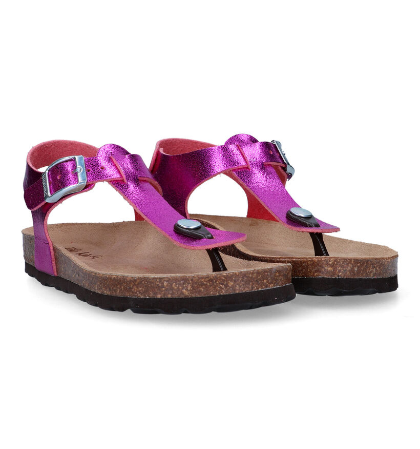 Kipling Monica Sandales en Fuchsia en cuir (324455)