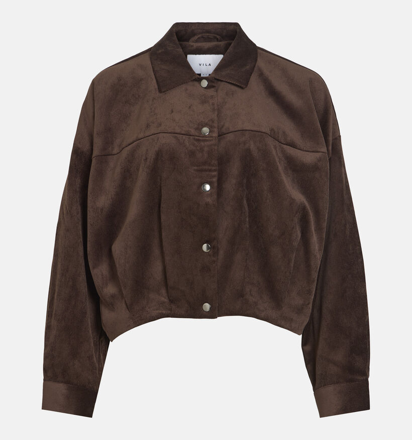 Vila Courdie Donkerbruine Korte Jas voor dames (379764)