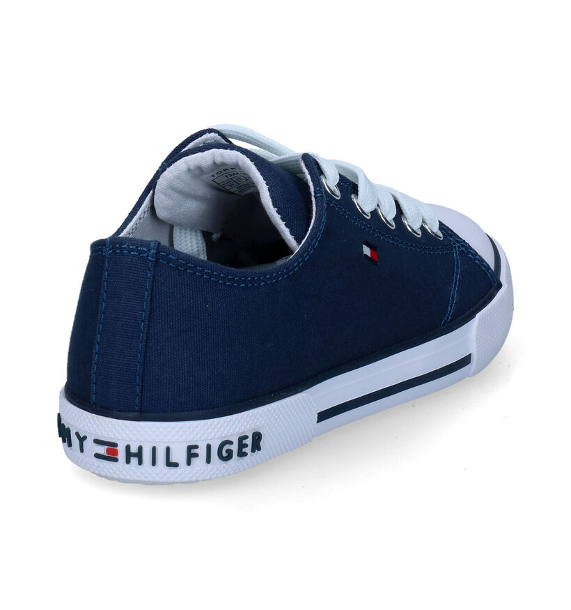 Tommy Hilfiger Baskets basses en Bleu foncé pour garçons (303922)