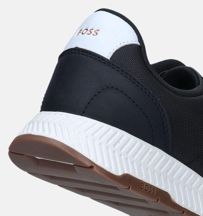 BOSS Titanium Runn Chaussures avec lacets en Noir pour hommes (345698) - pour semelles orthopédiques