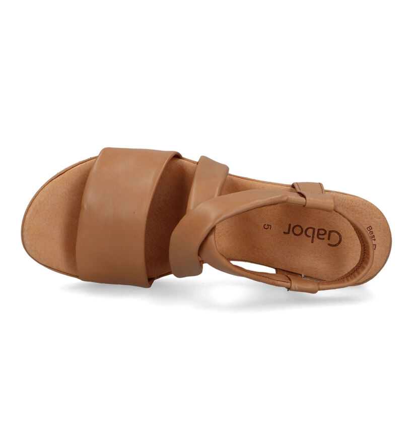 Gabor Best Fitting Sandales en Camel pour femmes (323221)