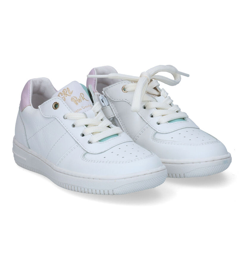 Little David Nel Chaussures à lacets en Blanc pour filles (308234) - pour semelles orthopédiques