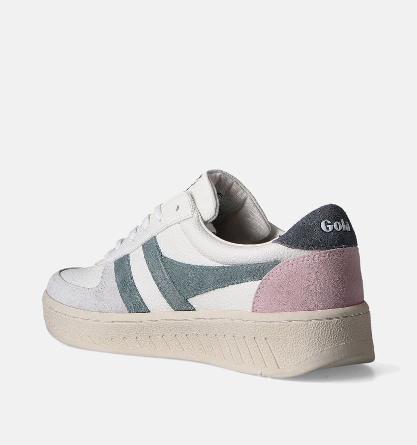 Gola Grandslam Trident CLA415 Baskets en Blanc pour femmes (351167) - pour semelles orthopédiques
