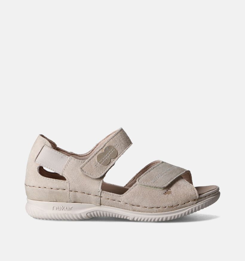 Rieker Beige Sandalen voor Steunzolen voor dames (354937) - geschikt voor steunzolen