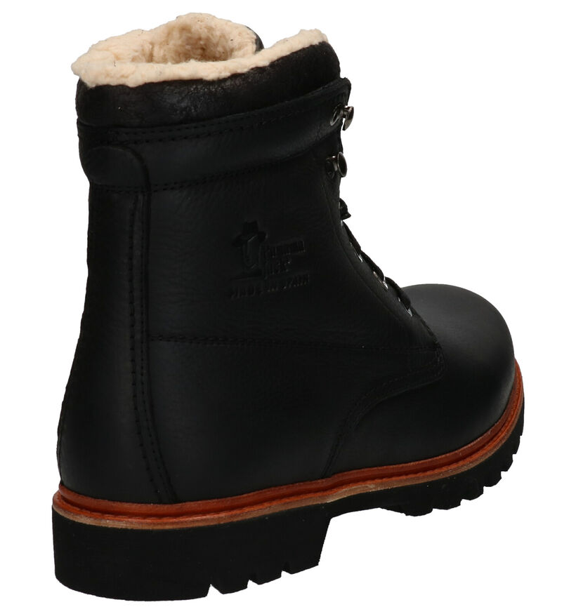 Panama Jack Aviator Bottines en Noir en cuir (259282)