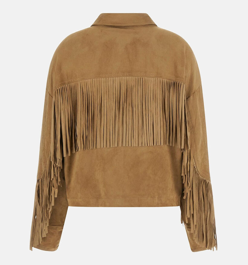 Guess Wet Sand Manteau court en Marron pour femmes (370367)