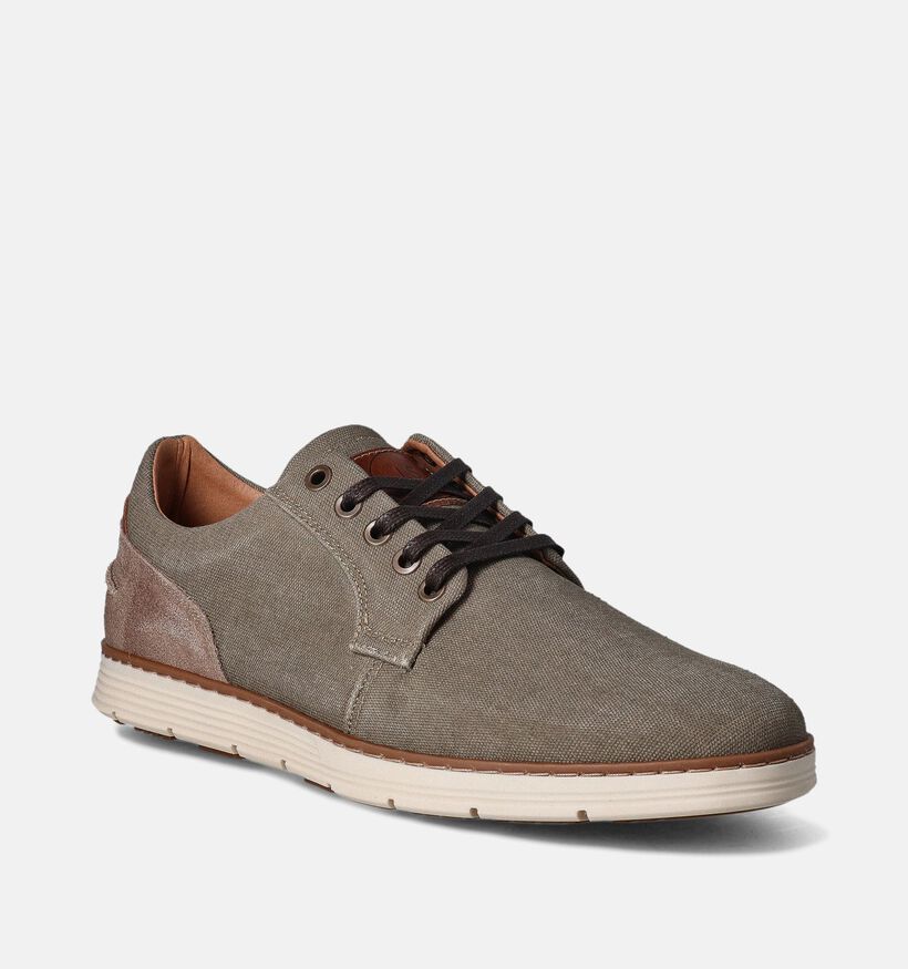 La Strada Chaussures à lacets en Taupe pour hommes (358361) - pour semelles orthopédiques