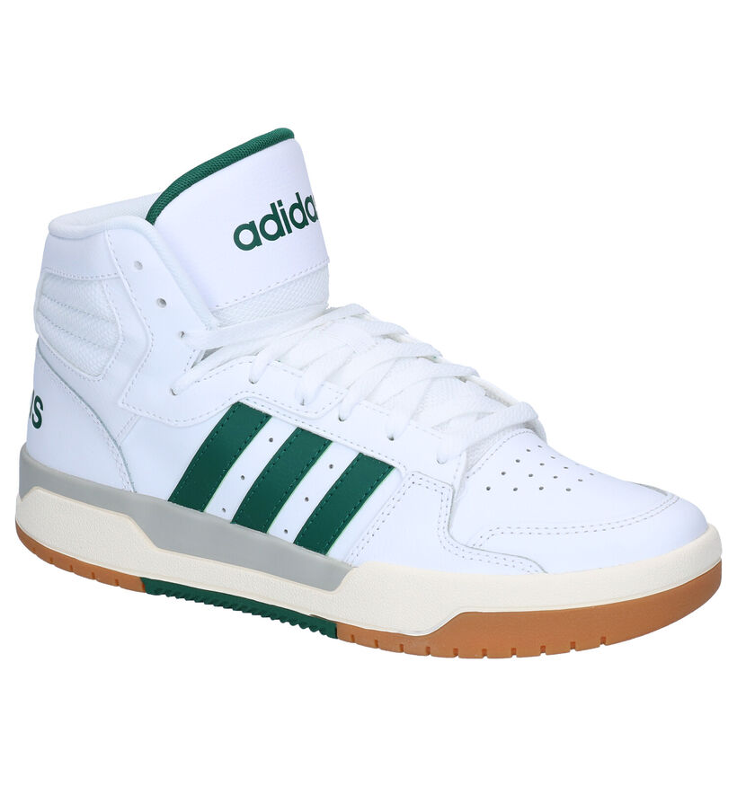 adidas Entrap Mid Baskets en Blanc en simili cuir (276425)