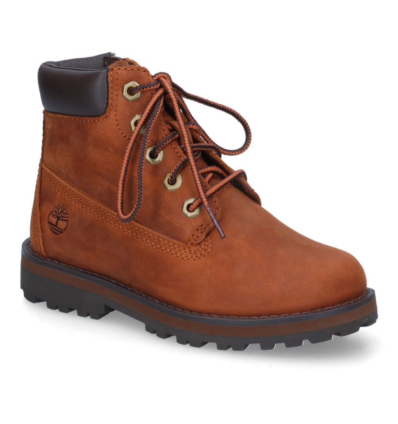 Timberland Courma Kid 6 Inch Bruine Boots voor jongens (313040) - geschikt voor steunzolen