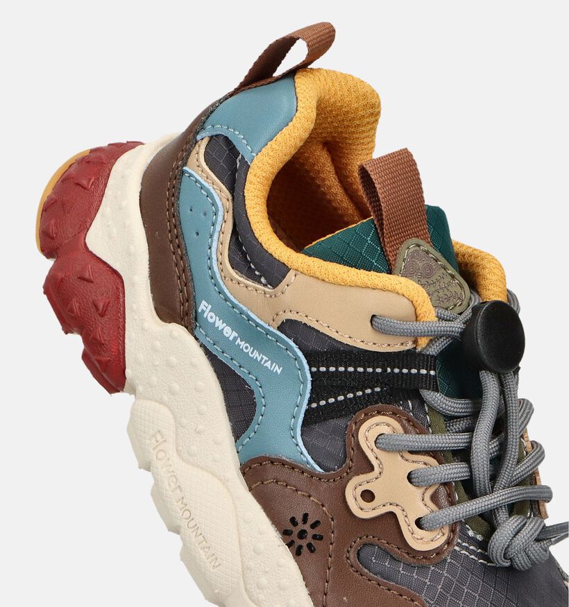 Naturino x Flower Mountain Yamano 3 Colorblock Sneakers voor jongens, meisjes (364152) - geschikt voor steunzolen