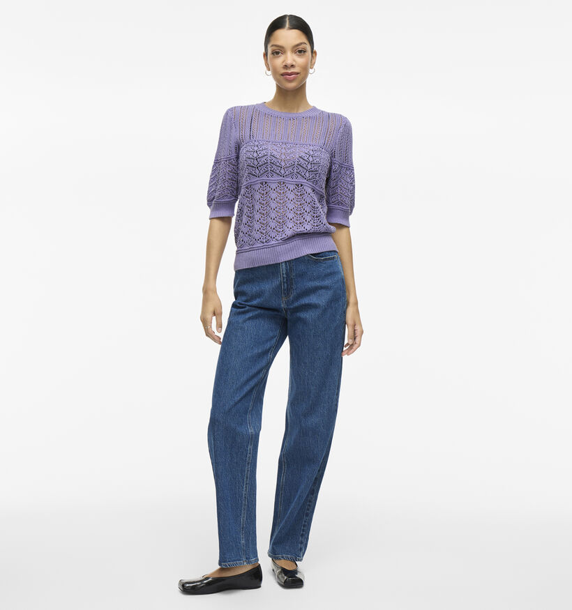 Vila Nya Pull crocheté en Lilas pour femmes (353021)