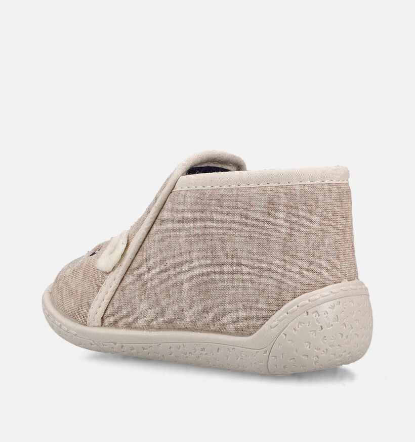 Milo & Mila Pantoufles pour b&eacute;b&eacute; en Beige pour filles (380977) - pour semelles orthop&eacute;diques