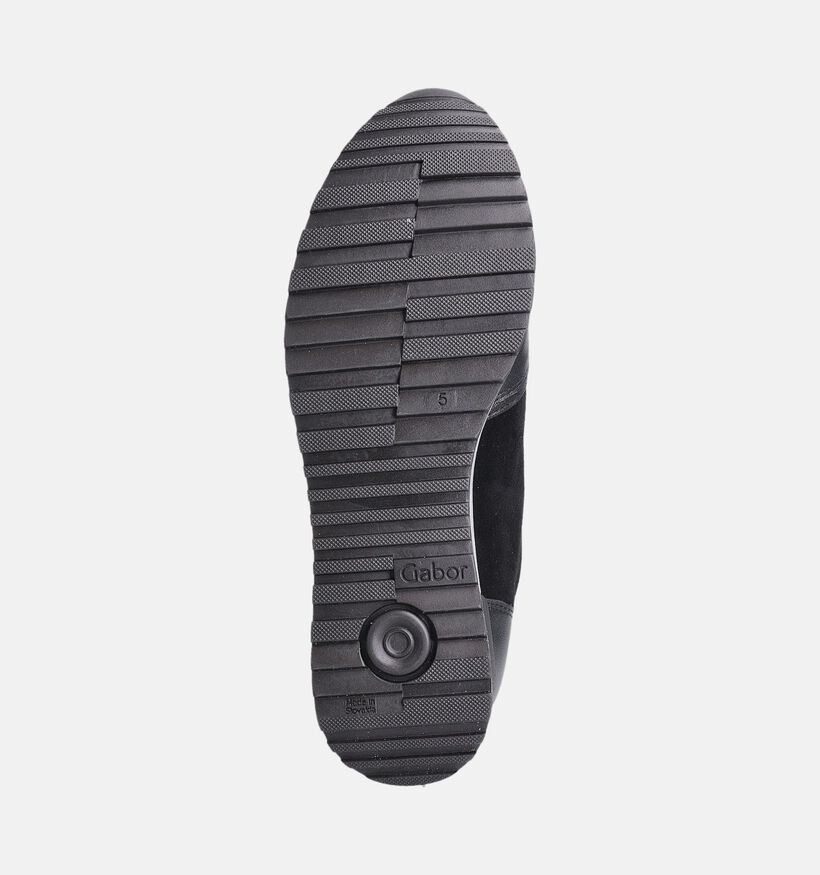 Gabor Zwarte Veterschoenen voor dames (360310) - geschikt voor steunzolen