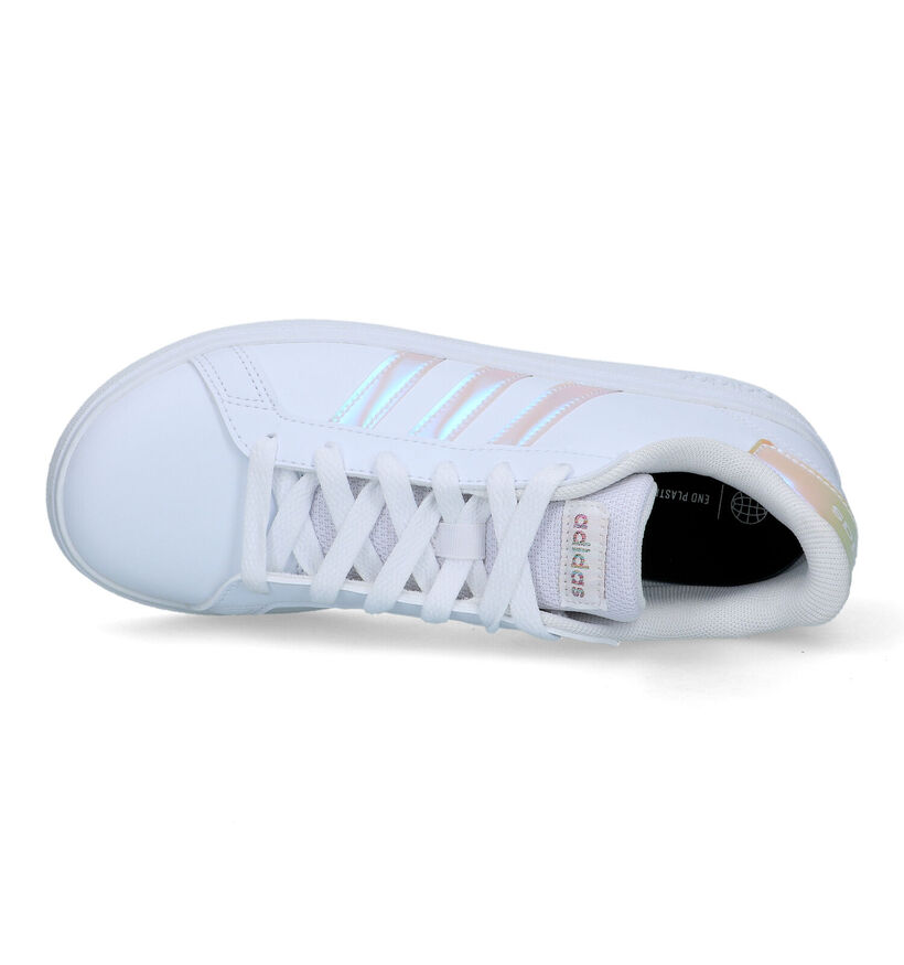 adidas Grand Court 2.0 K Witte Sneakers voor meisjes (332128)