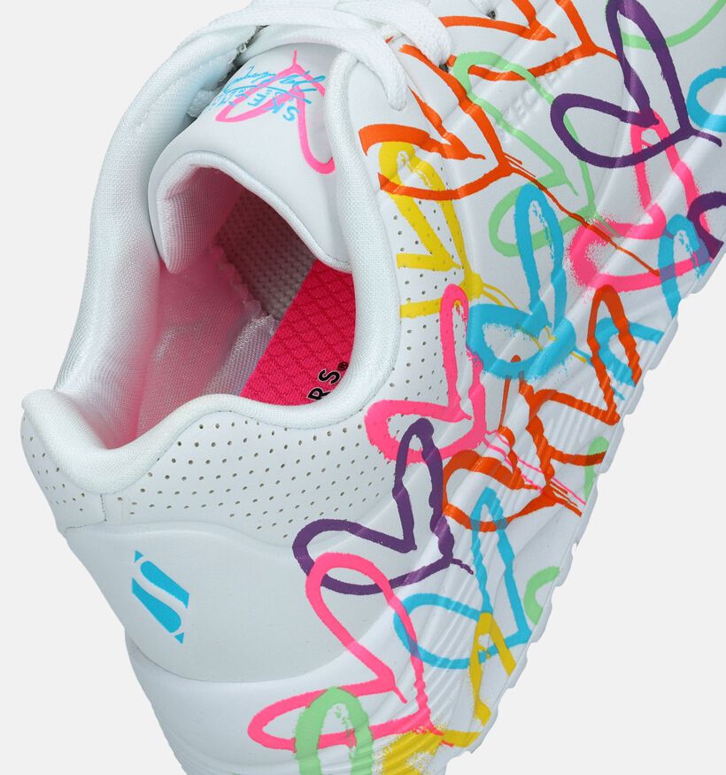 Skechers X Jgoldcrown Uno Lite Baskets en Blanc pour filles (350338) - pour semelles orthopédiques
