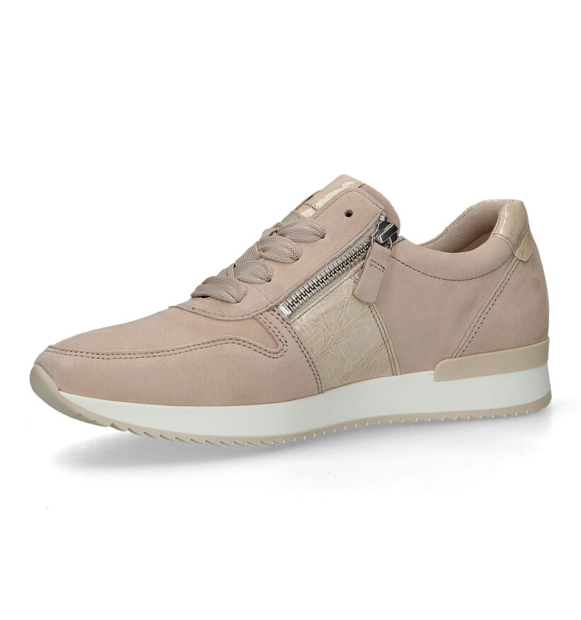 Gabor Best Fitting Beige Sneakers voor dames (319482) - geschikt voor steunzolen