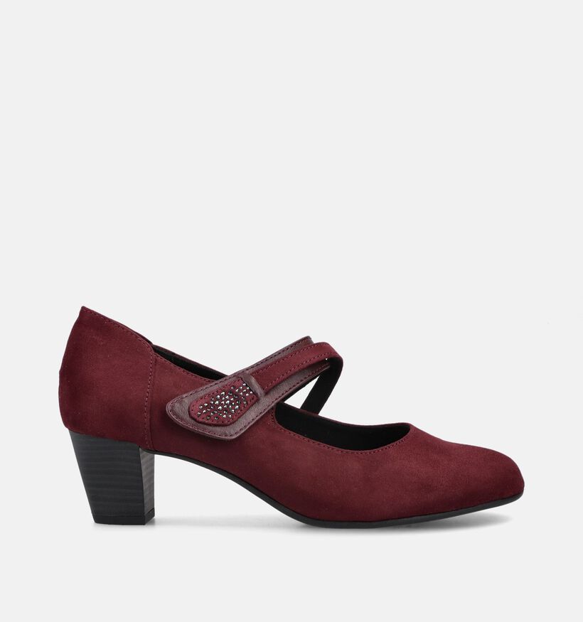 Jana Bordeaux Pump met Bandje voor dames (377084)